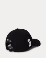 Big Pony Cotton Twill Ball Cap Toddler/Kids Unisex-Polo Black - Image 2
