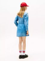 Kids' Denim Dress-Medium Denim - Image 5