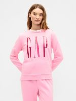 Relaxed Gap Logo Sweatshirt-May Pink