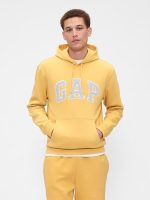 Relaxed Gap Logo Hoodie-French Almond Yellow