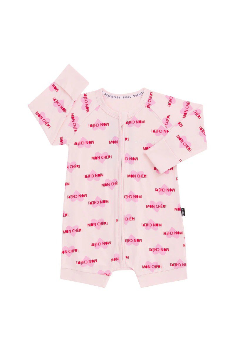 6147530976356142284 Wonderfrsh Long Sleeve Romper-Sleep Mon Cheri - Image 1