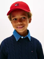 Kids' Embroidered Flag Logo Baseball Cap - Image 7
