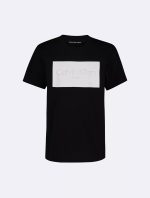 C46-07-1239-00S8 Boys Contrast Logo Graphic Classic T-shirt - Black #LX001165-001