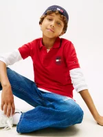 Kids' Park Logo Polo-Primary Red - Image 4