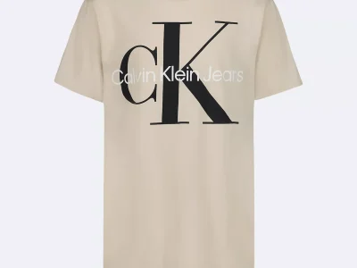 Kid Boys Monologo Classic Crewneck T-Shirt-Oatmeal