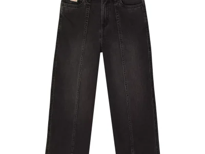 Girls Seamed Wide Leg Jeans-Nordic/Grey Haze