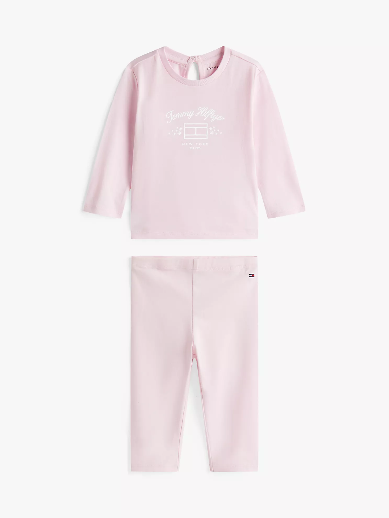 XG01522_TOG_main Babies' Logo Shirt and Pant Set-Light Pink - Image 1