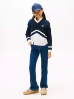 Kids' Kick Flare Stretch Denim-Dark Wash - Image 4