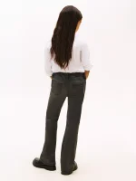 Kids' Pull-On Stretch Flare Jean-Grey Wash - Image 3