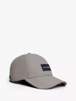 Logo Patch Baseball Cap-Mid Grey