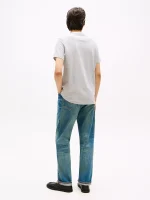 Hilfiger 1985 Logo T-Shirt-Grey Heather - Image 3