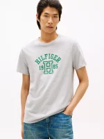 Hilfiger 1985 Logo T-Shirt-Grey Heather