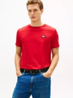 Flag Graphic Logo T-Shirt-Primary Red