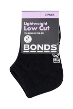 Baby Lightweight Low Cut 3 Pack-Black - Image 3