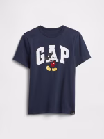 GapKids × Disney Mickey Mouse Logo T-Shirt-Disney Family Navy