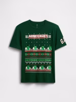 GapKids | Minecraft Graphic T-Shirt-Evergreen Glamour Green