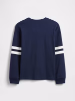 Kids Relaxed Graphic T-Shirt-Navy Uniform - Image 2