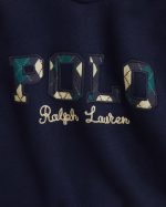 Argyle-Logo Fleece Sweatshirt & Pant Set-Refined Navy - Image 3