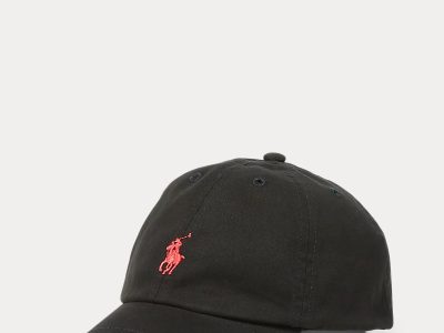 The Iconic Cotton Chino Ball Cap Boys/Girls-Black