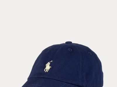 The Iconic Cotton Chino Ball Cap Baby-Navy