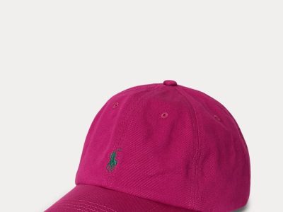 The Iconic Cotton Chino Ball Cap Boys/Girls-Preppy Pink