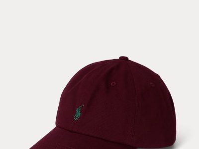 The Iconic Cotton Chino Ball Cap Boys/Girls-Classic Wine