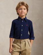 Cotton Corduroy Shirt-Newport Navy