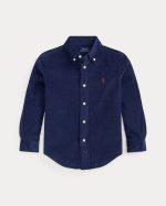 Cotton Corduroy Shirt-Newport Navy - Image 3