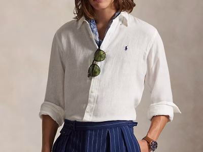 Lightweight Linen Shirt – All Fits-Ceramic White