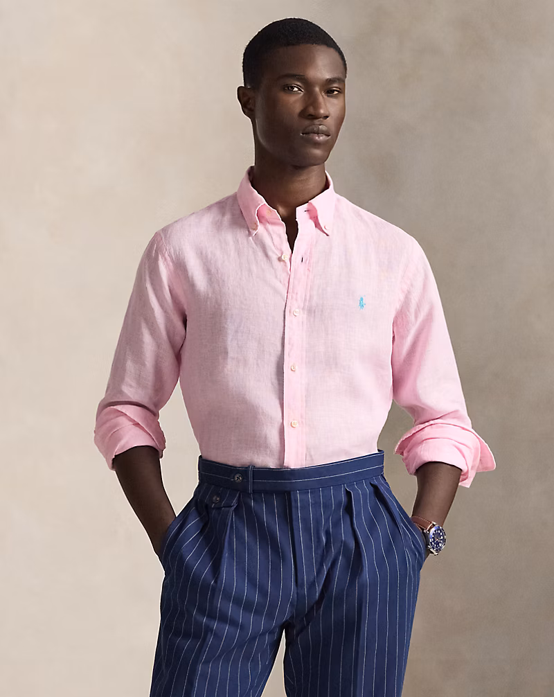 s7-AI710966292008_alternate10 Lightweight Linen Shirt – All Fits-Carmel Pink - Image 1