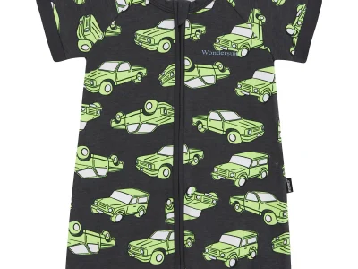 Zip Romper-Truck Stop