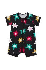 Zip Romper-Bonds Fairy Lights - Black