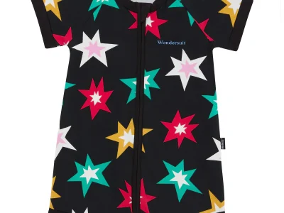 Zip Romper-Bonds Fairy Lights - Black