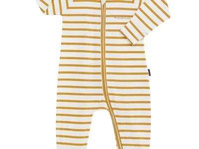 Zip Wondersuit-Sunshine Club Stripe