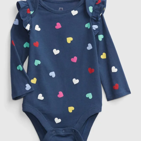 Baby Mix and Match Ruffle Bodysuit Boys – night