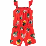 READYSTOCK Fruit Flutter Jersey Romper - Red