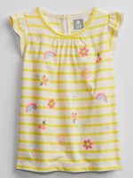 READYSTOCK Toddler Ruffle Shirt - spring yellow