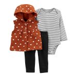 READYSTOCK 3-Piece Little Vest Set