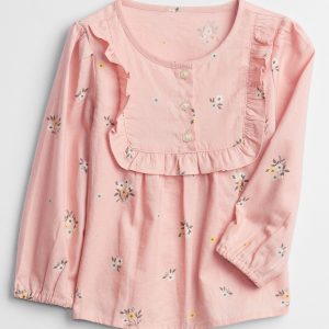 READYSTOCK Toddler Ruffle Top - Pink Floral