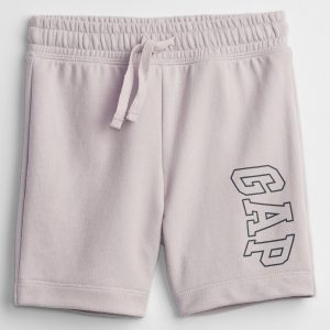 READYSTOCK babyGap Gap Logo Pull-On Shorts - Pale Purple Plum