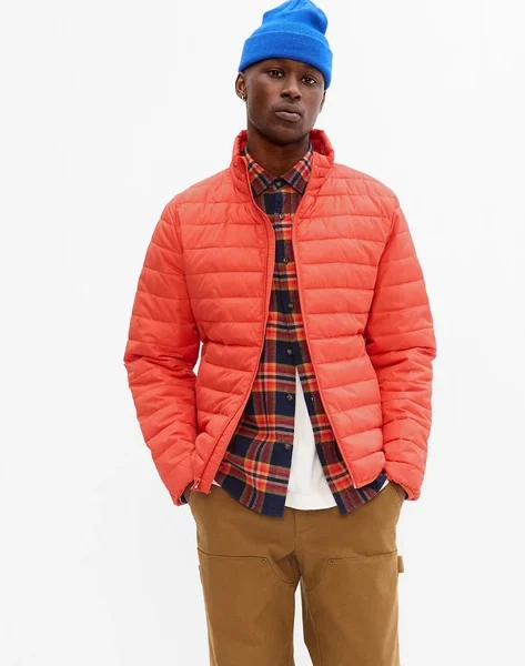 Men ColdControl Puffer Jacket – Fire Ball Orange