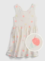 (DEFECT) Toddler Cross-Back Skater Dress - ice cream