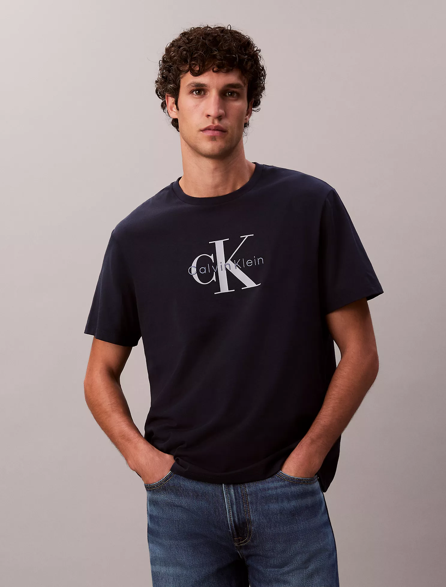 Monologo Tee-Dark Sapphire