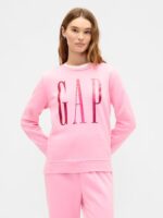 Relaxed Gap Logo Sweatshirt-May Pink