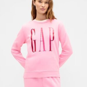 Relaxed Gap Logo Sweatshirt-May Pink