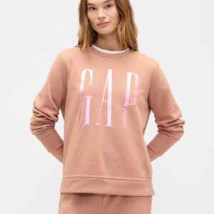 Relaxed Gap Logo Sweatshirt-Mocha Mousse