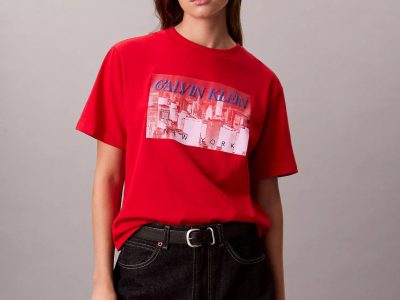 Cityscape Logo Graphic Boxy T-Shirt-Adrenaline Rush