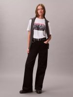 Cityscape Logo Graphic Boxy T-Shirt-Brilliant White - Image 3