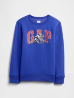 Kids Crewneck Graphic Sweatshirt-Royal Blue Gem