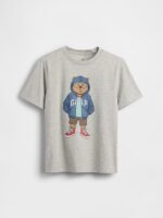 Kids Graphic T-Shirt-Grey Heather